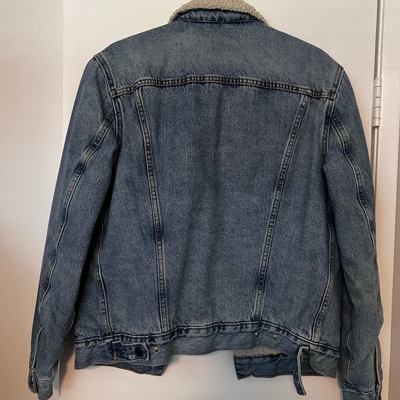 Levi’s Mens Sherpa Denim Jacket - Picture 2 of 4